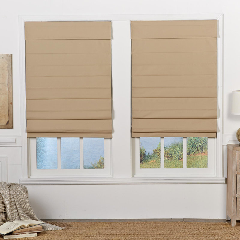 Symple Stuff Insulating Cordless Blackout Roman Shade & Reviews Wayfair.ca